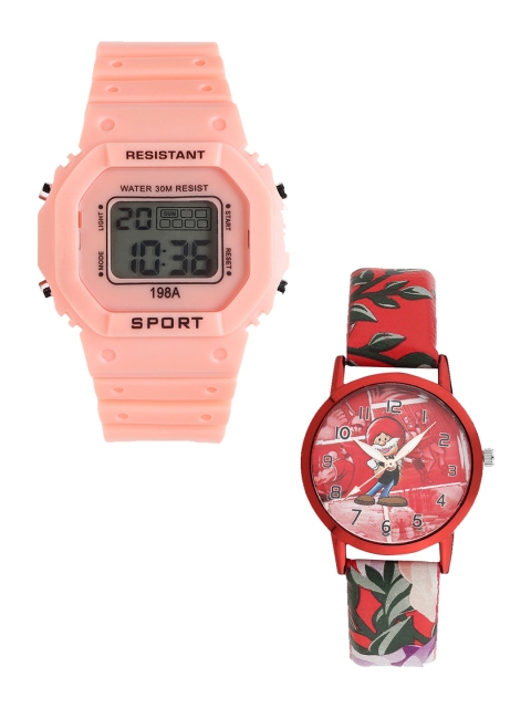 Fantasy World Kids Set of 2 Pink & Orange Watch Gift Set FWGiftSet-198A-OR-012-CH-RD3
Fantasy World Kids Set of 2 Pink & Orange Watch Gift Set FWGiftSet-198A-OR-012-CH-RD3
