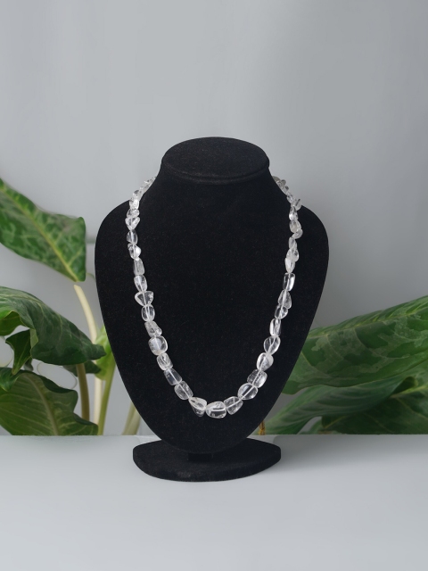 Unnati Silks White Necklace