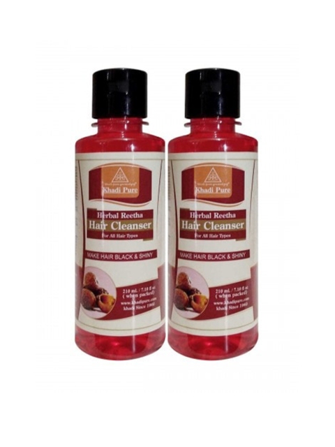 Khadi Pure Gramodyog Set of 2 Herbal Reetha Hair Cleanser for All Hair Types - 210ml each, Red
Khadi Pure Gramodyog Set of 2 Herbal Reetha Hair Cleanser for All Hair Types - 210ml each, Red