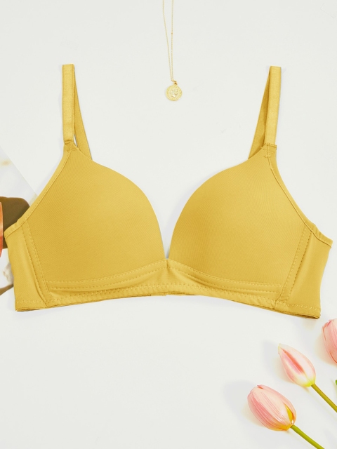 URBANIC Women Yellow Bra