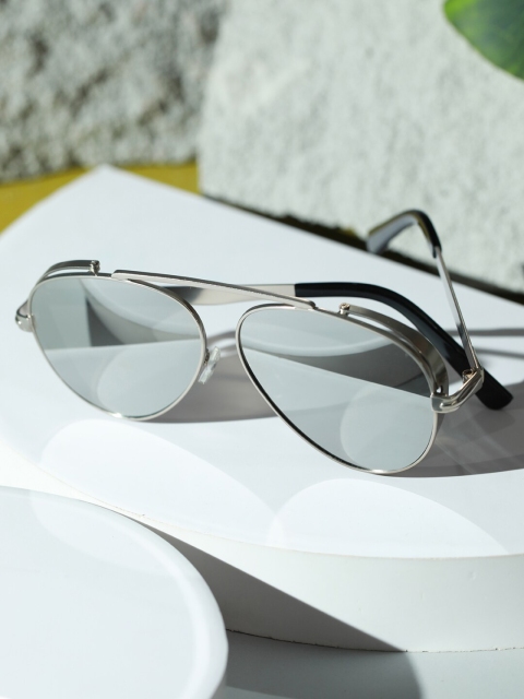 Jazz and Sizzle Women Black Lens & Silver-Toned Other Sunglasses with UV Protected Lens
Jazz and Sizzle Women Black Lens & Silver-Toned Other Sunglasses with UV Protected Lens