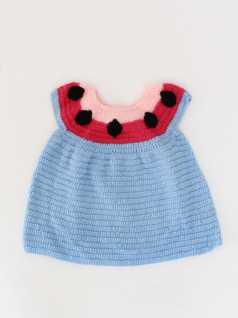 Woonie Blue A-Line Dress