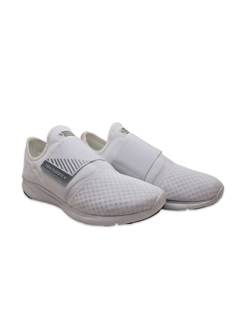 New Balance Men White Mesh Running Sports Shoes