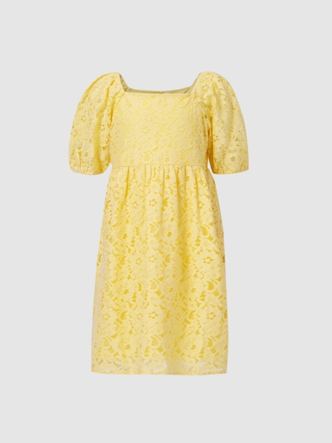 KIDS ONLY Yellow A-Line Dress