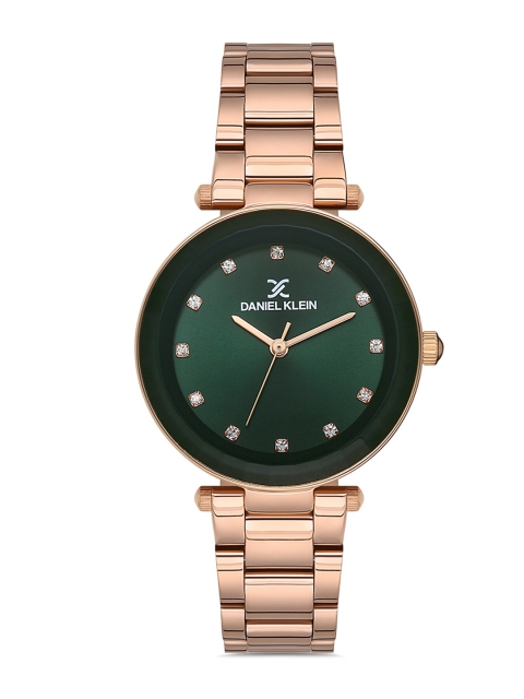 Daniel Klein Women Rose Gold-Toned Embellished Dial & Rose Gold Toned Stainless Steel Bracelet Style Straps Watch
Daniel Klein Women Rose Gold-Toned Embellished Dial & Rose Gold Toned Stainless Steel Bracelet Style Straps Watch
