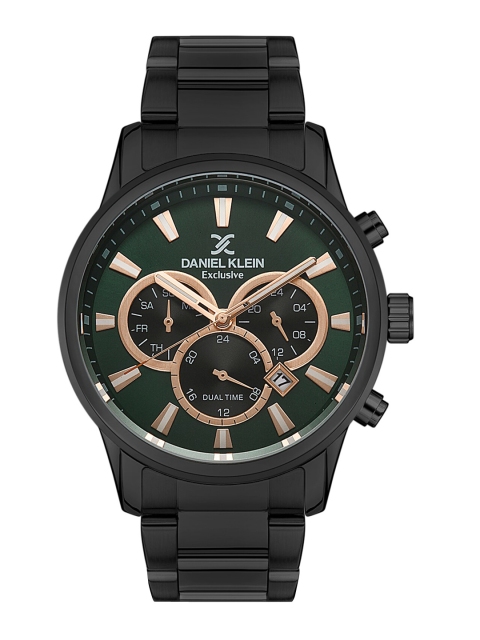 Daniel Klein Men Black Dial & Black Stainless Steel Bracelet Style Straps Analogue Watch DK 1 13136-5
Daniel Klein Men Black Dial & Black Stainless Steel Bracelet Style Straps Analogue Watch DK 1 13136-5