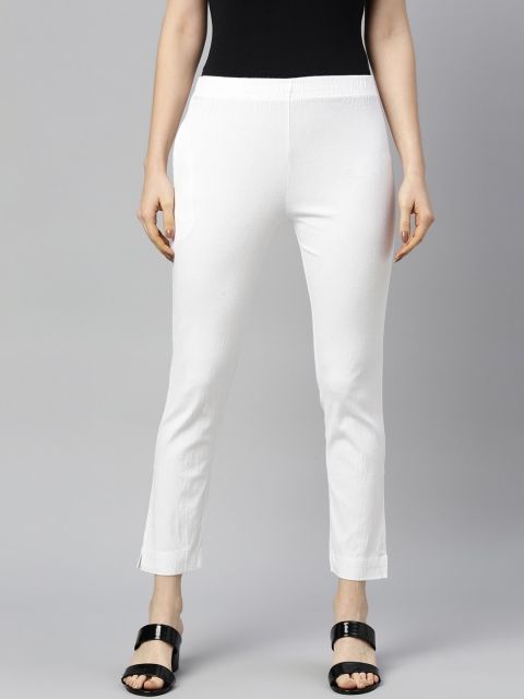 GOLDSTROMS Women White Trousers