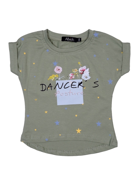 Albion Green Print Top