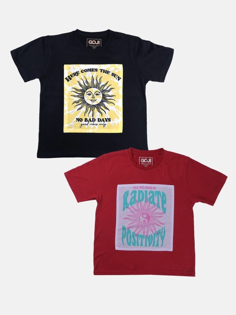 GOJI Kids Assorted Printed Applique T-shirt