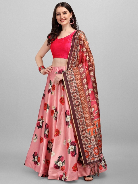 Ethnic Yard Peach-Coloured & Red Semi-Stitched Lehenga & Unstitched Blouse With Dupatta
Ethnic Yard Peach-Coloured & Red Semi-Stitched Lehenga & Unstitched Blouse With Dupatta