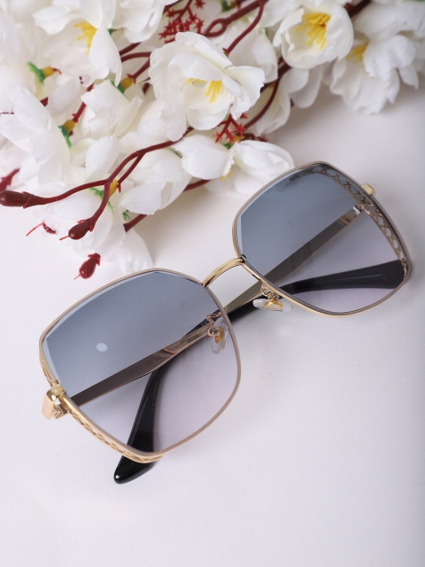MARC LOUIS Women Purple Lens & Gold-Toned Square Sunglasses with UV Protected Lens, Green
MARC LOUIS Women Purple Lens & Gold-Toned Square Sunglasses with UV Protected Lens, Green