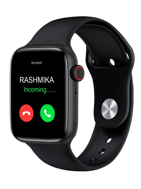 honeybud Black Solid Airfit Elite Wireless Charger Bluetooth Calling 1.82 inch Smartwatch
honeybud Black Solid Airfit Elite Wireless Charger Bluetooth Calling 1.82 inch Smartwatch