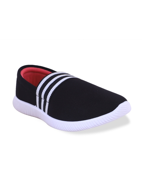 FABBMATE Women Black Walking Non-Marking Shoes