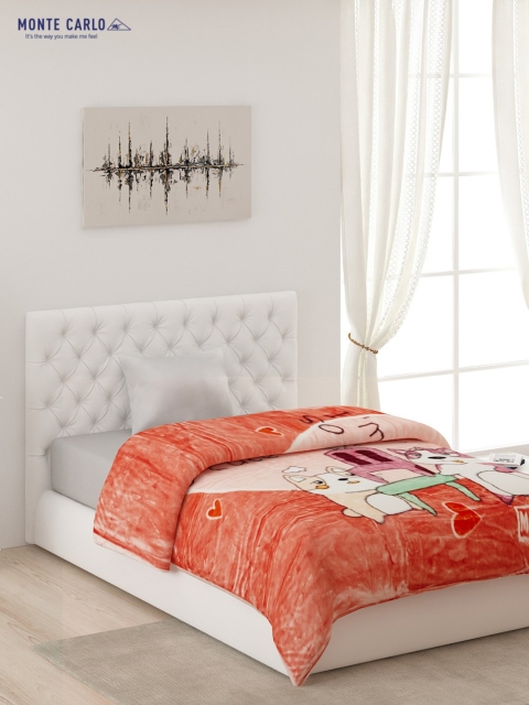 Monte Carlo Multicolor Printed 2 Ply AC Room 600 GSM Polyester Single Bed Blanket, Pink
Monte Carlo Multicolor Printed 2 Ply AC Room 600 GSM Polyester Single Bed Blanket, Pink