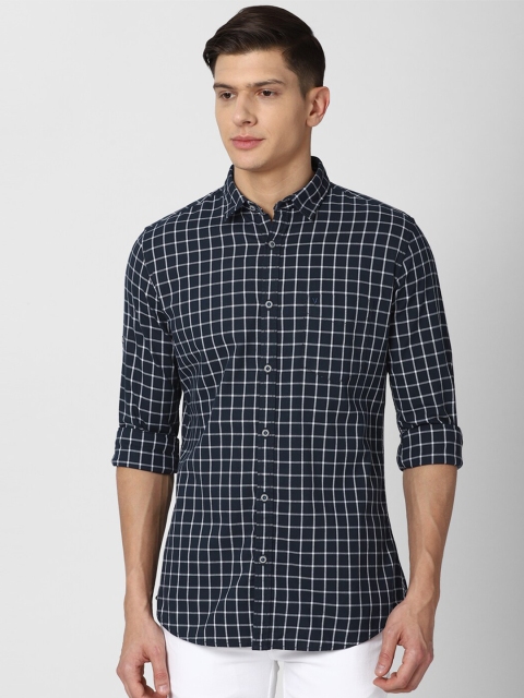 VAN HEUSEN DENIM LABS Men Navy Blue Slim Fit Grid Tattersall Checks Checked Casual Shirt
VAN HEUSEN DENIM LABS Men Navy Blue Slim Fit Grid Tattersall Checks Checked Casual Shirt