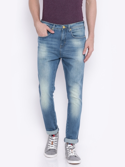 Wrangler Men Blue Slim Tapered Fit Stretchable Jeans