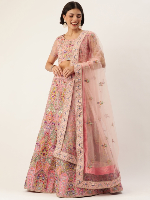 panchhi Coral Embroidered Thread Work Semi-Stitched Lehenga & Unstitched Blouse With Dupatta
panchhi Coral Embroidered Thread Work Semi-Stitched Lehenga & Unstitched Blouse With Dupatta