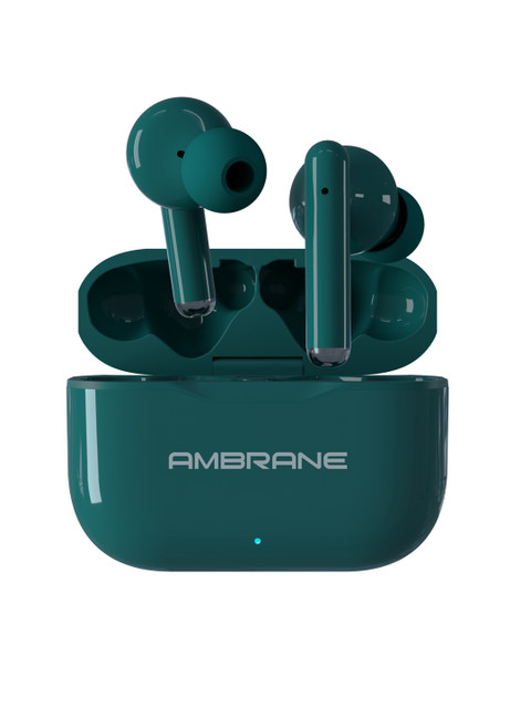 Ambrane Dots 38 True Wireless Earbuds TWS with IPX4 Waterproof & 15H Playtime - Green
Ambrane Dots 38 True Wireless Earbuds TWS with IPX4 Waterproof & 15H Playtime - Green