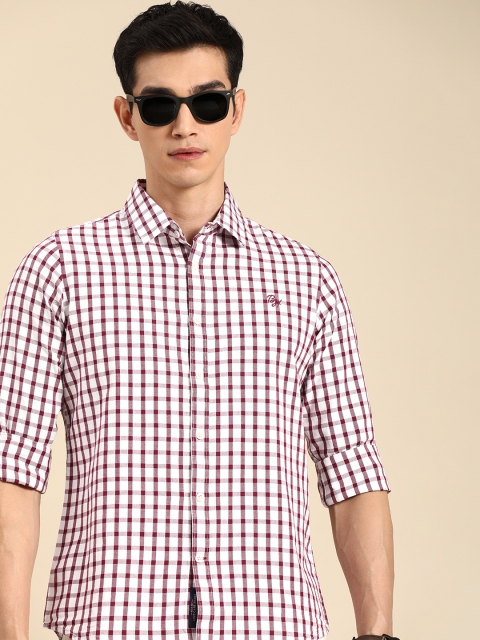 Being Human Men White & Maroon Slim Fit Grid Tattersall Checks Checked Casual Shirt
Being Human Men White & Maroon Slim Fit Grid Tattersall Checks Checked Casual Shirt