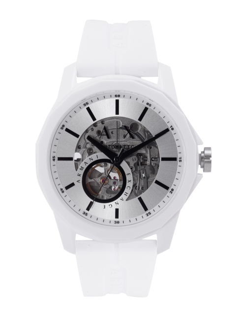 Armani Exchange Men Skeleton Dial Banks Analogue Automatic Motion Powered Watch AX1729, Steel
Armani Exchange Men Skeleton Dial Banks Analogue Automatic Motion Powered Watch AX1729, Steel