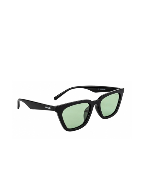 OPIUM Women Green Lens & Black Cateye Sunglasses with Polarised and UV Protected Lens
OPIUM Women Green Lens & Black Cateye Sunglasses with Polarised and UV Protected Lens