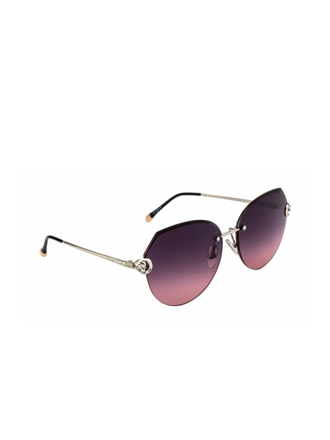 OPIUM Women Purple Lens & Silver-Toned Butterfly Sunglasses with UV Protected Lens
OPIUM Women Purple Lens & Silver-Toned Butterfly Sunglasses with UV Protected Lens
