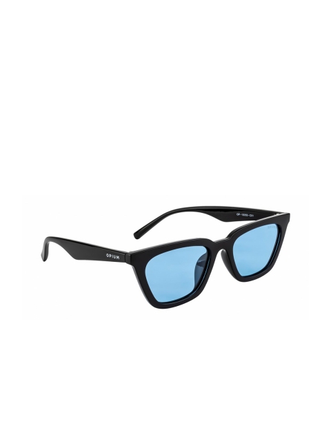 OPIUM Women Blue Lens & Black Cateye Sunglasses with Polarised and UV Protected Lens
OPIUM Women Blue Lens & Black Cateye Sunglasses with Polarised and UV Protected Lens