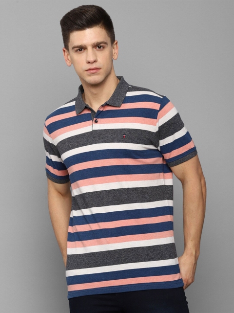 Louis Philippe Sport Men Multicoloured & medieval blue Striped Polo Collar Slim Fit T-shirt, Multi
Louis Philippe Sport Men Multicoloured & medieval blue Striped Polo Collar Slim Fit T-shirt, Multi
