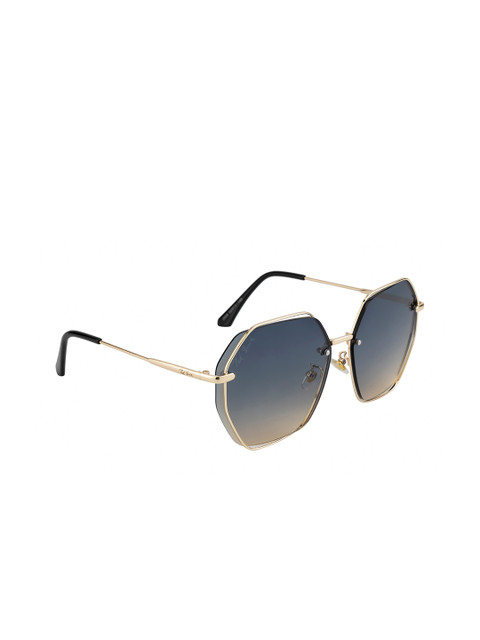 Ted Smith Unisex Grey Lens & Gold-Toned Oversized Sunglasses with UV Protected Lens
Ted Smith Unisex Grey Lens & Gold-Toned Oversized Sunglasses with UV Protected Lens