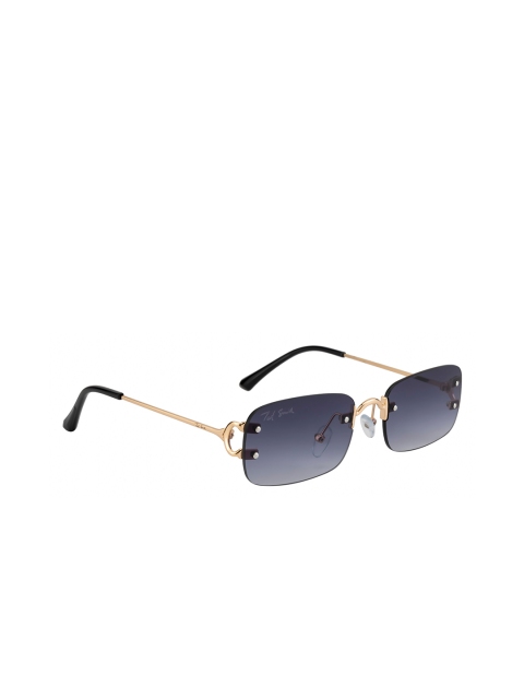 Ted Smith Unisex Grey Lens & Gold-Toned Rectangle Sunglasses with UV Protected Lens
Ted Smith Unisex Grey Lens & Gold-Toned Rectangle Sunglasses with UV Protected Lens
