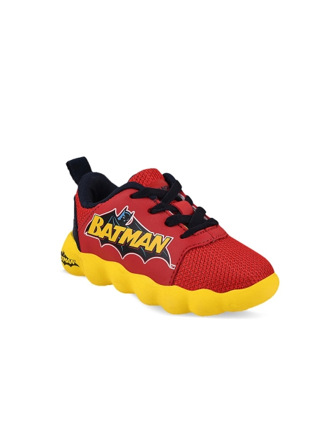 Campus Unisex Kids Red Mesh Running Shoes
