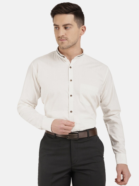 V-Mart Men White Casual Shirt