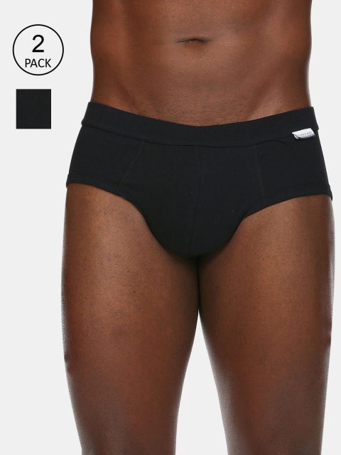 U.S. Polo Assn. Men Pack of 2 Black Solid Mid-Waist Solid Cotton Basic Briefs Z9I640-615
U.S. Polo Assn. Men Pack of 2 Black Solid Mid-Waist Solid Cotton Basic Briefs Z9I640-615