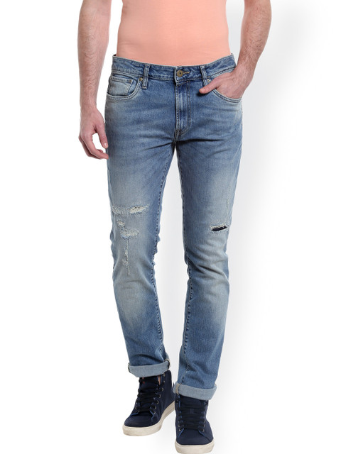 Jack & Jones Men Blue Slim Fit Low-Rise Low Distress Stretchable Jeans
Jack & Jones Men Blue Slim Fit Low-Rise Low Distress Stretchable Jeans