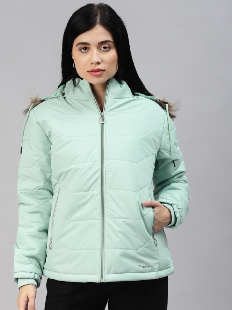 Foreign Culture By Fort Collins Women Mint Green Solid Insulator Padded Jacket, Sea green
Foreign Culture By Fort Collins Women Mint Green Solid Insulator Padded Jacket, Sea green