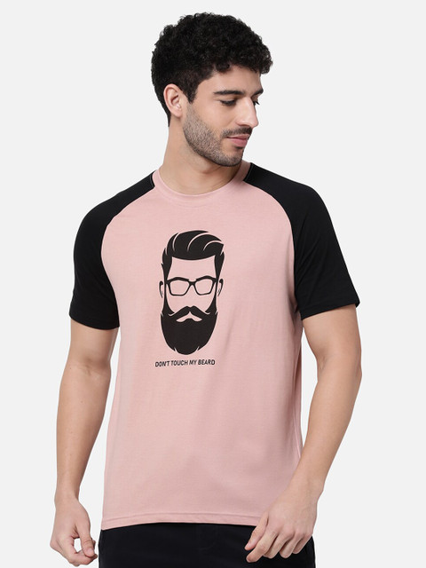R&B Men Pink Drop-Shoulder Sleeves Raw Edge Slim Fit T-shirt
R&B Men Pink Drop-Shoulder Sleeves Raw Edge Slim Fit T-shirt