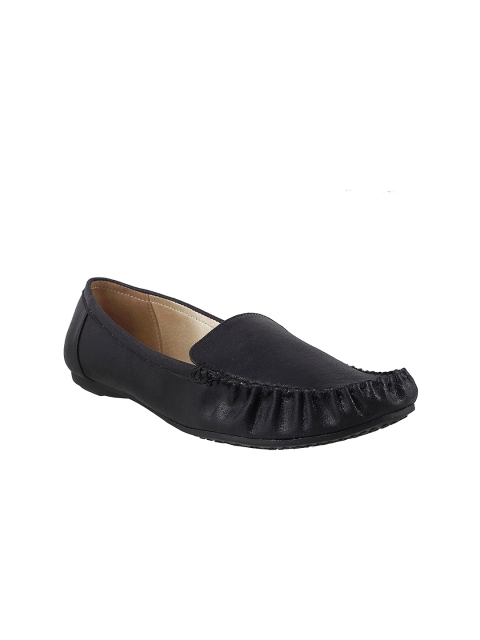 Mochi Women Black Loafers