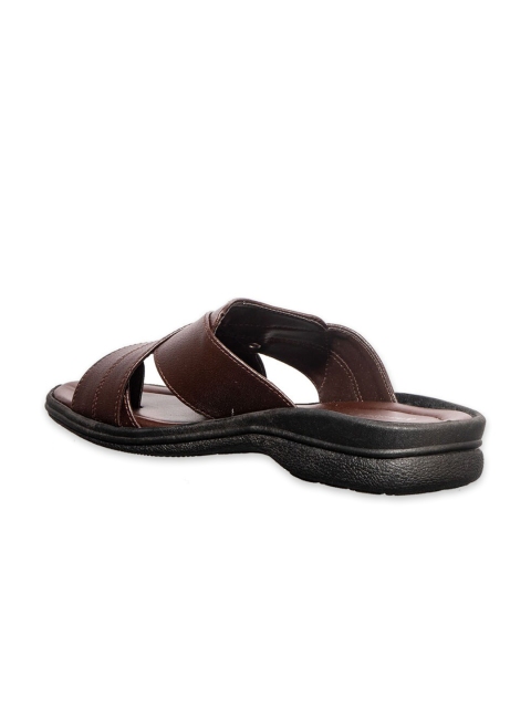 Khadims Men Brown Comfort Sandals