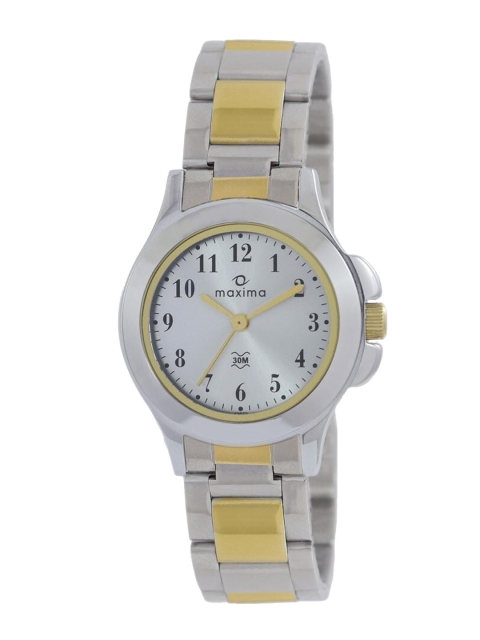 maxima Women Embellished Dial & Stainless Steel Bracelet Style Straps Analogue Watch Maxima_43072CMLT, Silver
maxima Women Embellished Dial & Stainless Steel Bracelet Style Straps Analogue Watch Maxima_43072CMLT, Silver