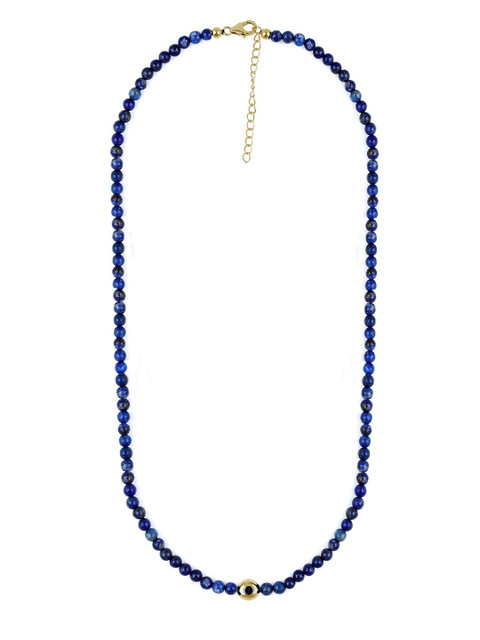 LA SOULA Blue Sterling Silver Enamelled Necklace
LA SOULA Blue Sterling Silver Enamelled Necklace