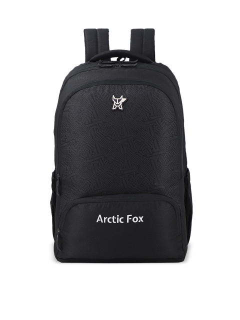 Arctic Fox Unisex Black Backpacks