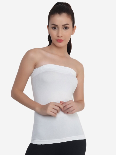 Evalona White Tube Top