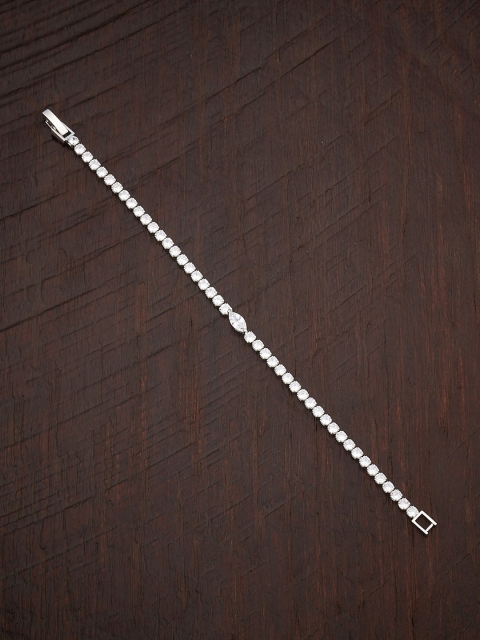Kushal's Fashion Jewellery Women White Rhodium-Plated Cubic Zirconia Wraparound Bracelet
Kushal's Fashion Jewellery Women White Rhodium-Plated Cubic Zirconia Wraparound Bracelet