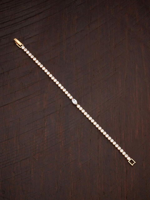 Kushal's Fashion Jewellery Women Gold-Toned & White Cubic Zirconia Wraparound Bracelet
Kushal's Fashion Jewellery Women Gold-Toned & White Cubic Zirconia Wraparound Bracelet