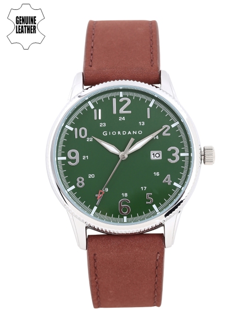 GIORDANO Men Green Analogue Watch