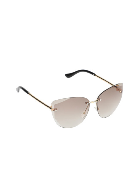 Scavin Women Brown Lens & Gold-Toned Cateye Sunglasses with UV Protected Lens
Scavin Women Brown Lens & Gold-Toned Cateye Sunglasses with UV Protected Lens