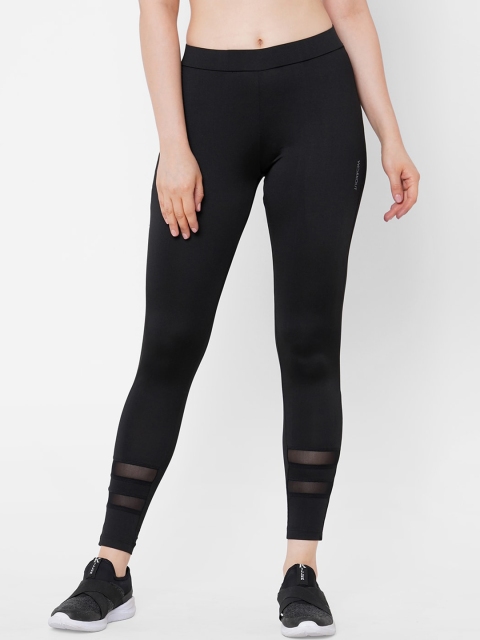 Sweet Dreams Women Black Solid Tights