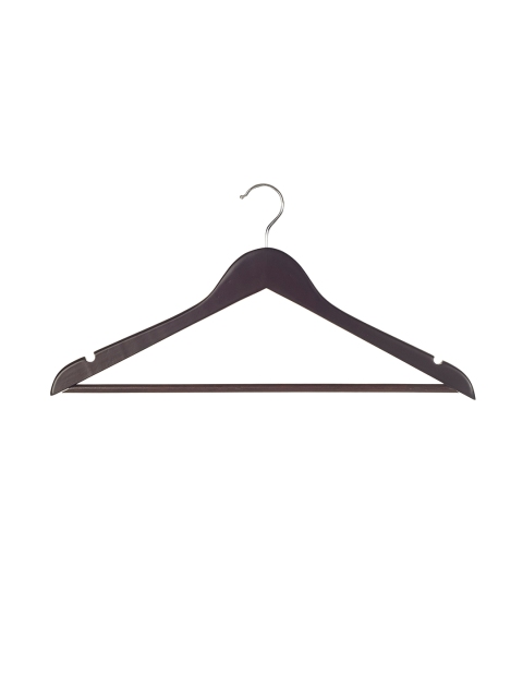 howards storage world Set of 18 Brown Wooden Clothes Hangers
