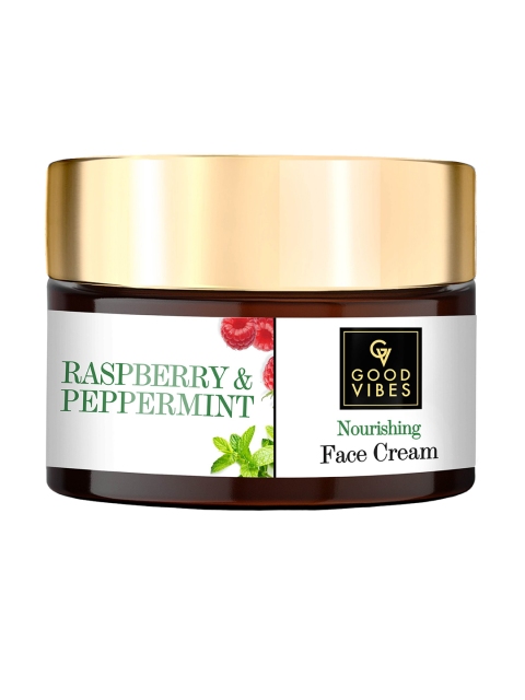 Good Vibes Raspberry & Peppermint Nourishing Face Cream for All Skin Types - 50g, White
Good Vibes Raspberry & Peppermint Nourishing Face Cream for All Skin Types - 50g, White