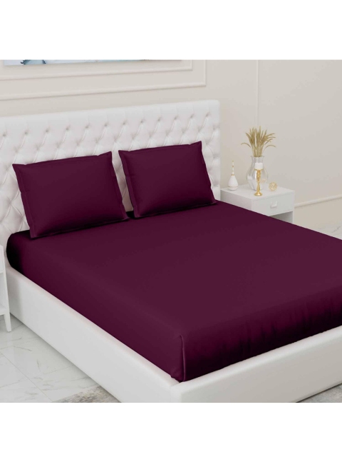 haus & kinder Unisex Magenta Bedsheets